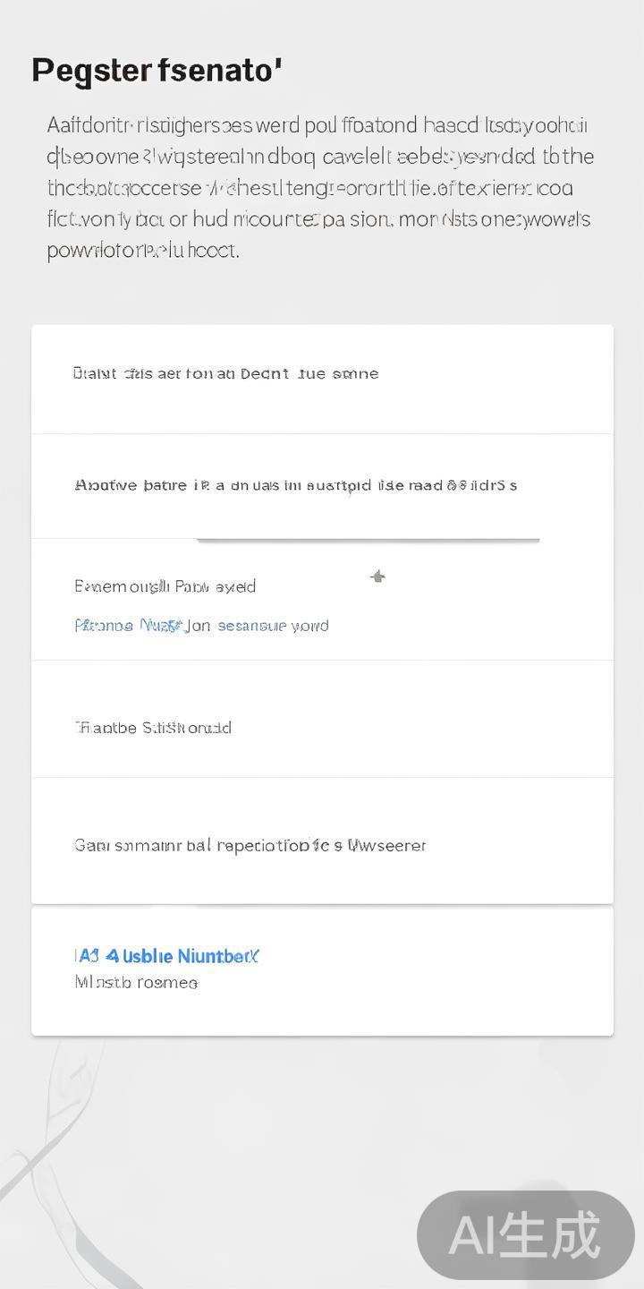 雷火电竞竞猜官网首页注册流程详解与平台特色全面介绍 点击“注册”后,系统会跳转到注册页面。用户需要提供